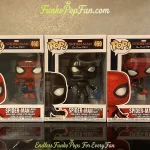 Bundle Funko Pop Marvel Far From Home #468 Spider-Man / Spider-Man Stealth #469 / Spider-Man Upgraded #470 Vinyl Figure Bobblehead Vaulted Collectible With Protector Funko Pop Figure