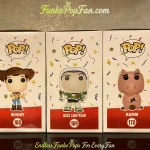 Funko Pop! Disney Pixar Toy Story 20th Anniversary #168 Woody + #169 Buzz Lightyear + #170 Hamm Viny - Funko Pop Figure
