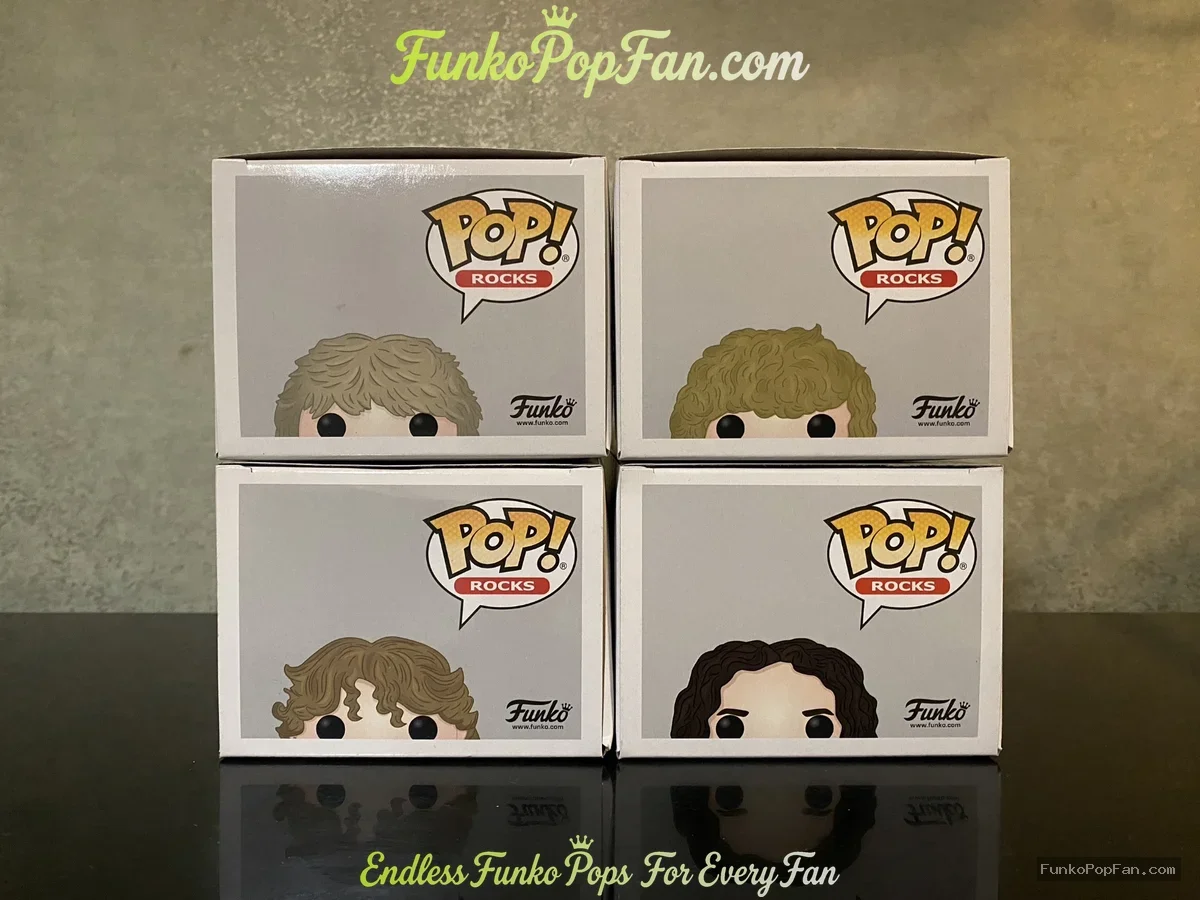 Bundle Funko Pop! Rocks #147 Joe Elliott / #148 Rick Savage / #149 Rick Allen / #151 Vivian Campbell - Funko Pop Figure