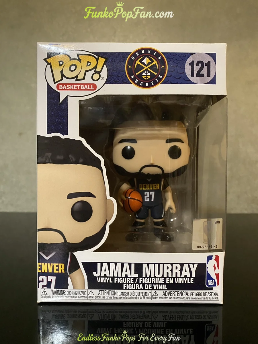 Basketball NBA #121 Jamal Murray Vinyl Figure Bobblehead Vaulted Collectible With Protector Funko Pop Figure