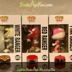 Bundle Funko Pop! Television Power Rangers #405 White Ranger / Red Ranger #406 / Pink Ranger #407 Vi - Funko Pop Figure