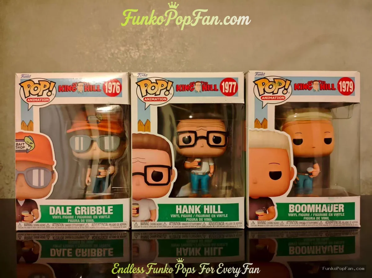 Bundle Funko Pop! King of the Hill 1976 #105 Dale Gribble Vinyl Figure Bobblehead Vaulted Collectible With Protector Funko Pop Figure