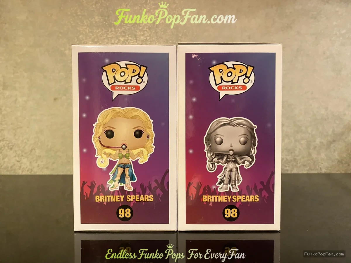 Bundle Funko Pop! Rocks Britney Spears #98 Britney Spears Vinyl Figure Bobblehead Vaulted Collectibl - Funko Pop Figure