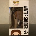 Funko Pop Marvel Captain America #43 Winter Soldier Vinyl Figure Bobblehead Vaulted Collectible With - Funko Pop Figure