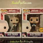 Television Jeopardy! #776 Alex Trebek (Common + Chase) Vinyl Figure Bobblehead Vaulted Collectible With Protector Funko Pop Figure
