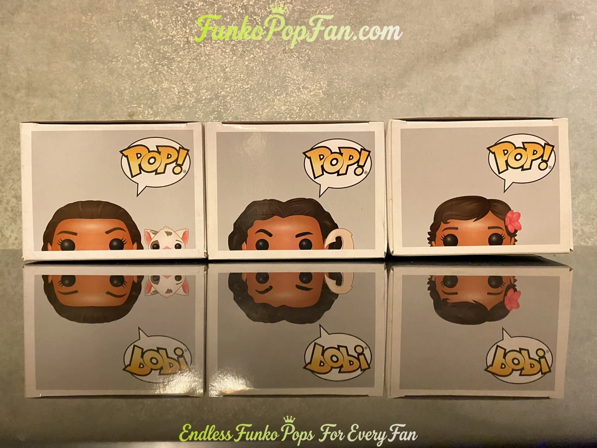 Bundle Funko Pop! Disney Moana #213 Moana & Pua / Maui #214 / Young Moana #215 Vinyl Figure Bobblehe - Funko Pop Figure
