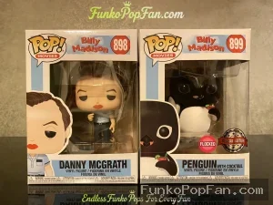 Movies Billy Madison #898 Danny McGrath / #899 Penguin with Cocktail (Flocked) Vinyl Figure Bobblehead Vaulted Collectible With Protector Funko Pop Figure