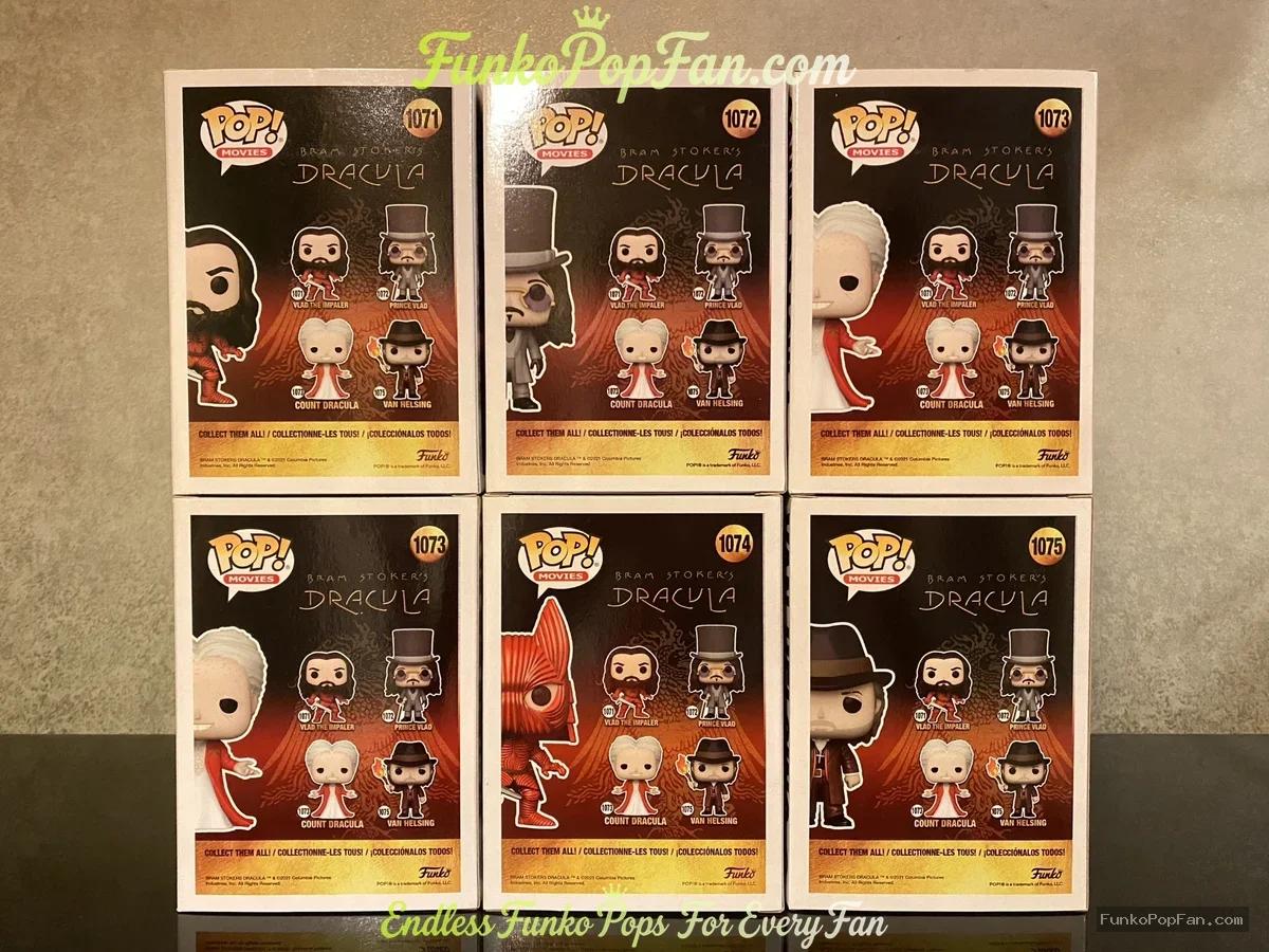 Bundle Funko Pop! Dracula Count Dracula #1072 Vlad the Impaler / Prince Vlad #1073 / Count Dracula # - Funko Pop Figure