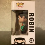 Funko Pop! DC Comics Super Heroes #02 Robin 2016 Vinyl Figure Bobblehead Vaulted Collectible With Pr - Funko Pop Figure