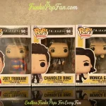 Bundle Funko Pop! Television Friends #1645 Joey Tribbiani / Chandler Bing #1646 / Monica Geller #1649 Vinyl Figure Bobblehead Vaulted Collectible With Protector Funko Pop Figure