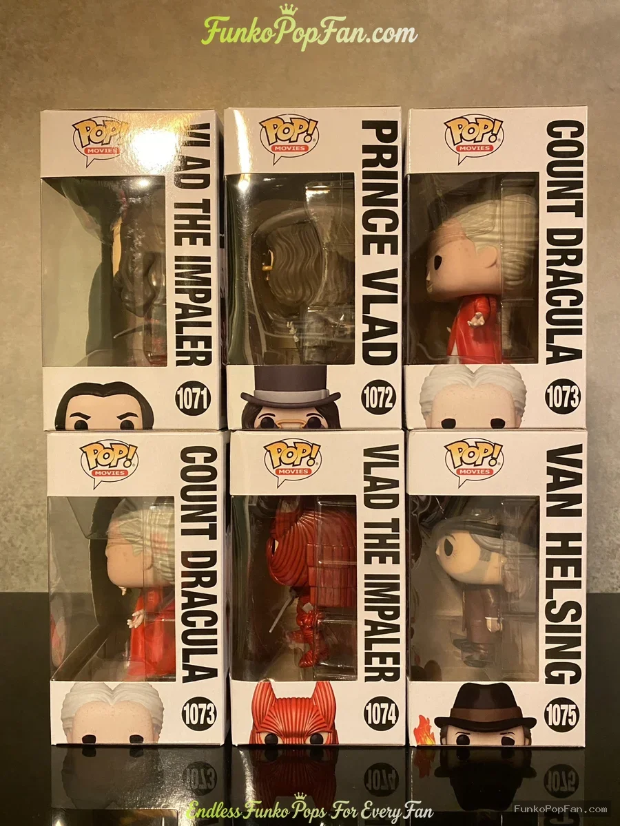 Bundle Funko Pop! Dracula Count Dracula #1072 Vlad the Impaler / Prince Vlad #1073 / Count Dracula # - Funko Pop Figure