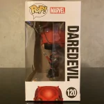 Funko Pop Marvel Daredevil #120 Daredevil Vinyl Figure Bobblehead Vaulted Collectible With Protector - Funko Pop Figure