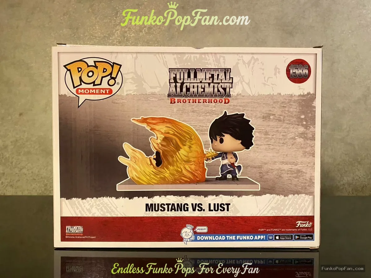 Funko Pop! Fullmetal Alchemist Brotherhood Mustang vs. Lust #1586 Vinyl Figure Bobblehead Vaulted Co - Funko Pop Figure