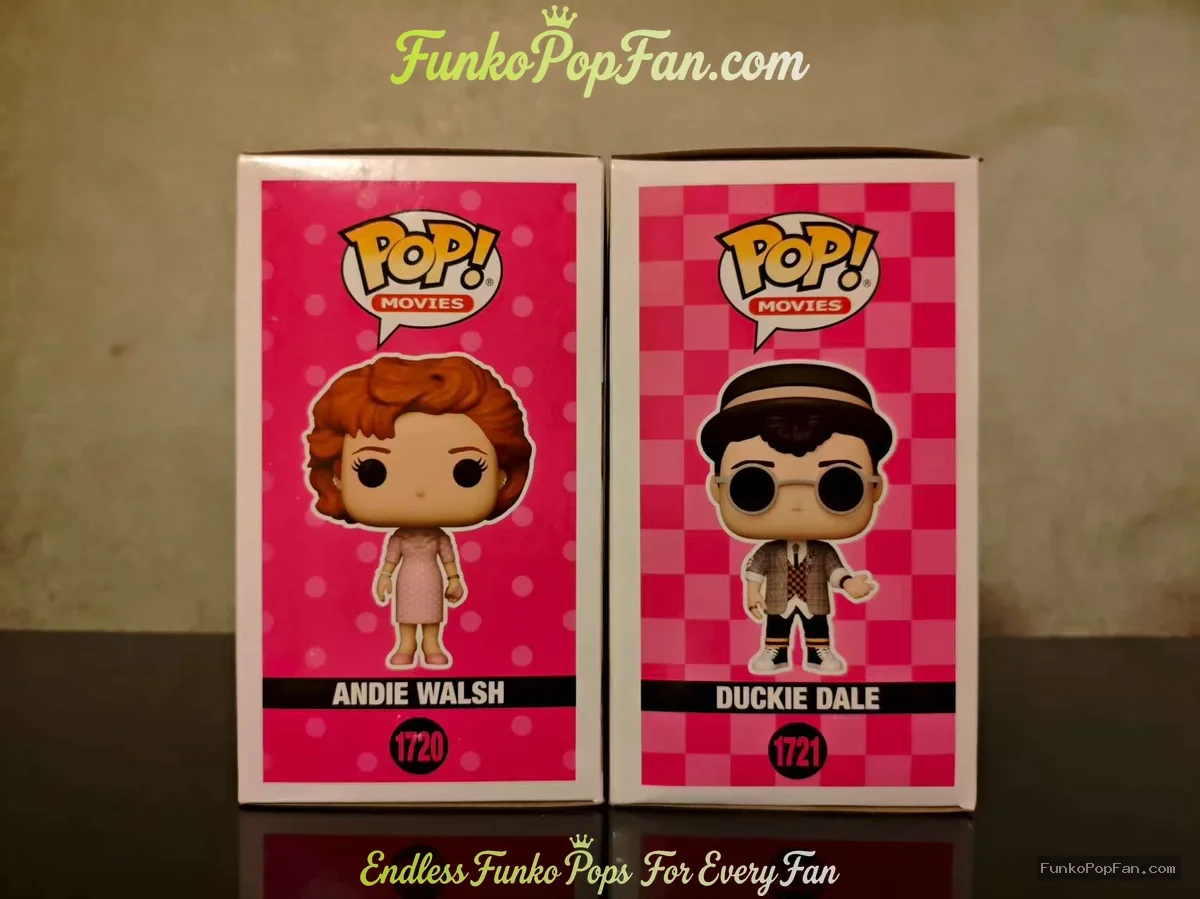 Funko Pop! Movies Pretty in Pink #1720 Andie Walsh / #1721 Duckie Dale Vinyl Figure Bobblehead Vault - Funko Pop Figure
