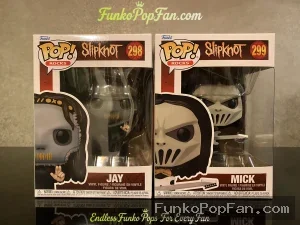 Bundle Funko Pop Rocks Slipknot Clown (#297) Jay (#298) Mick (#299) Vinyl Figure Bobblehead Vaulted Collectible With Protector Funko Pop Figure