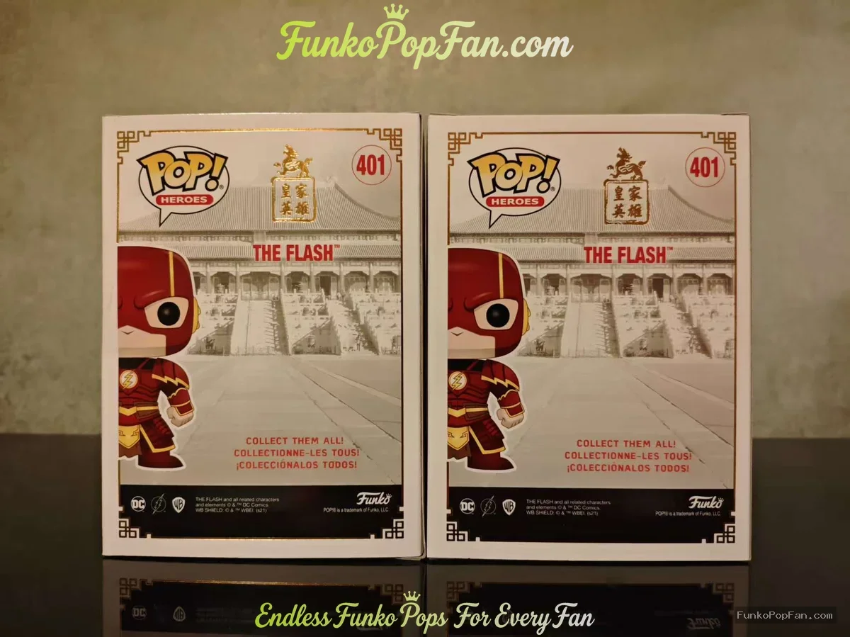 Funko Pop! DC Heroes #401 The Flash (Limited Edition Asia 2021 SDCC Exclusive) Vinyl Figure Bobblehe - Funko Pop Figure