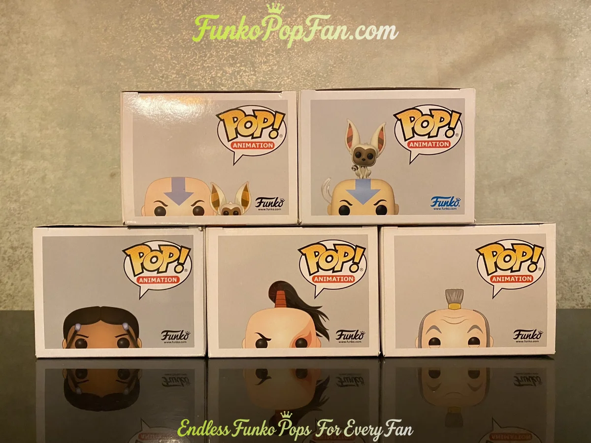 Bundle Funko Pop! Avatar The Last Airbender #534 Aang / Katara #535 / Zuko #538 / Iroh #539 Vinyl Fi - Funko Pop Figure