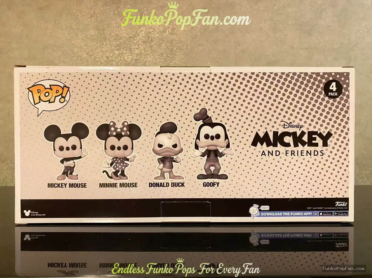 Funko Pop! Disney Mickey and Friends #4 Mickey Mouse / Minnie Mouse / Donald Duck / Goofy Vinyl Figu - Funko Pop Figure