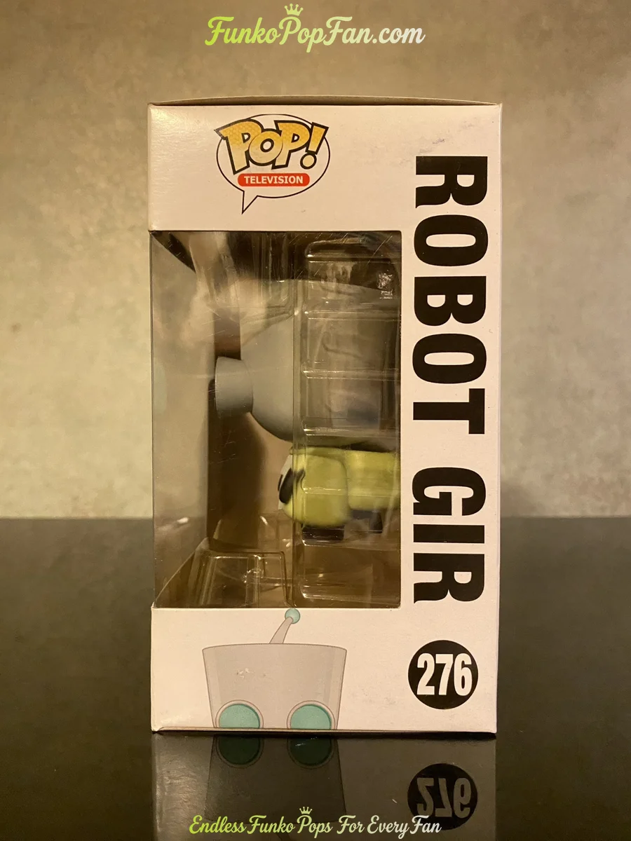 Funko Pop! Television Invader Zim #276 Robot Gir Vinyl Figure Bobblehead Vaulted Collectible With Pr - Funko Pop Figure