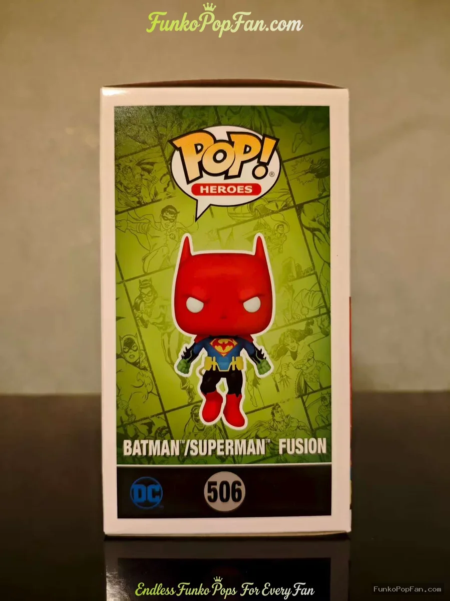Funko Pop! Heroes #506 Batman/Superman Fusion (Summer Convention 2024 Limited Edition) Vinyl Figure  - Funko Pop Figure