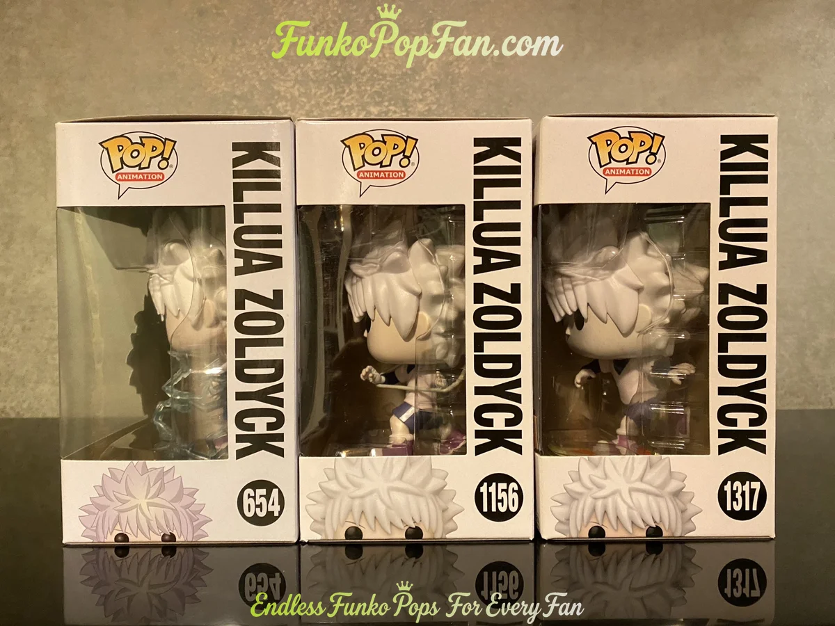 Bundle Funko Pop Animation Hunter X Hunter #654 Killua Zoldyck / #1156 Killua Zoldyck / #1317 Killua - Funko Pop Figure