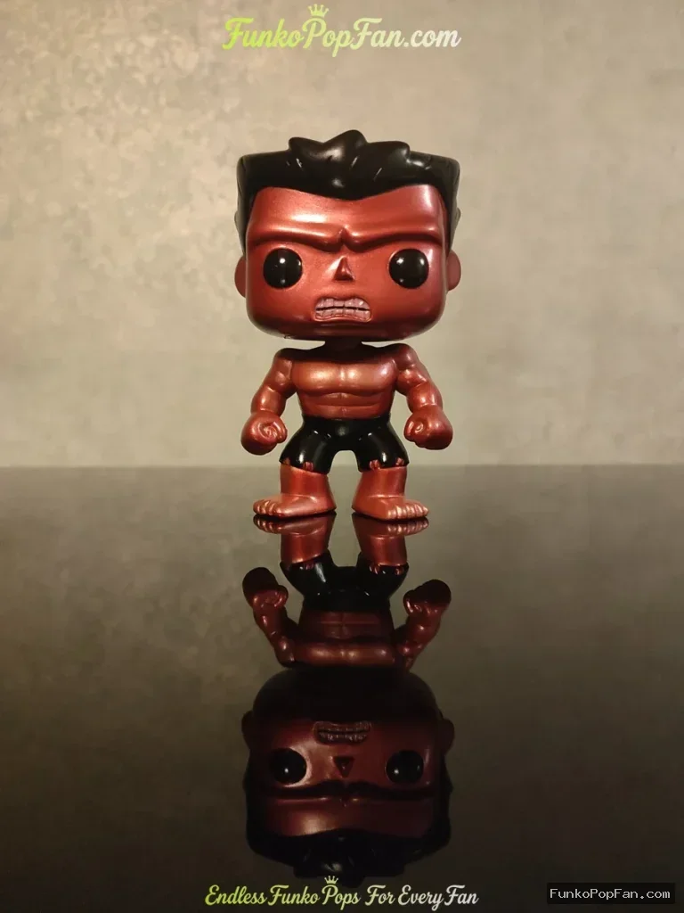 Marvel Red Hulk #31 Vinyl Figure Bobblehead Vaulted Collectible With Protector Funko Pop Figure