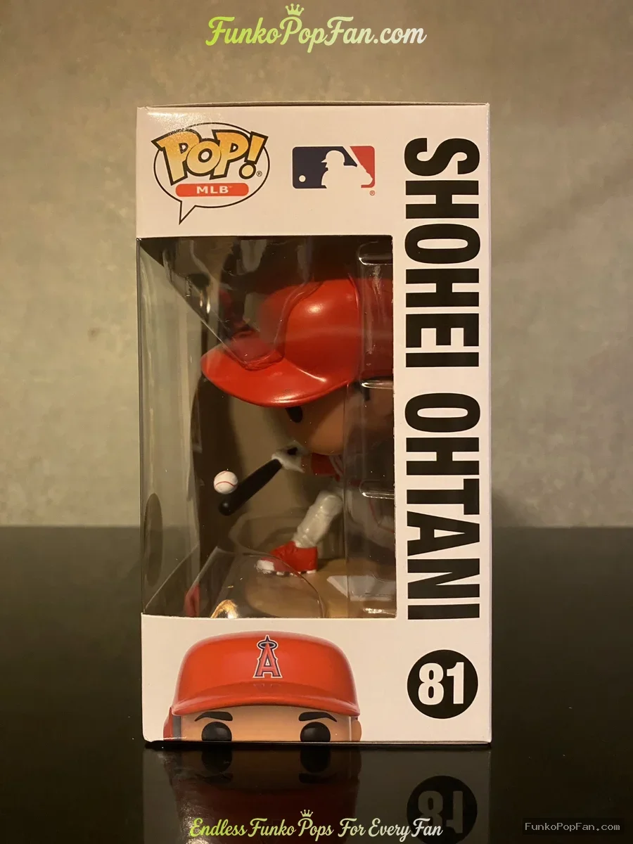 Funko Pop! MLB Los Angeles Angels #81 Shohei Ohtani Vinyl Figure Bobblehead Vaulted Collectible With - Funko Pop Figure