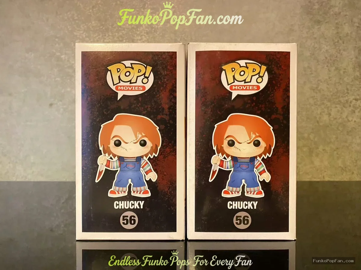 Funko Pop! Movies Child's Play #56 Chucky Chase + regular Vinyl Figure Bobblehead Vaulted Collectibl - Funko Pop Figure