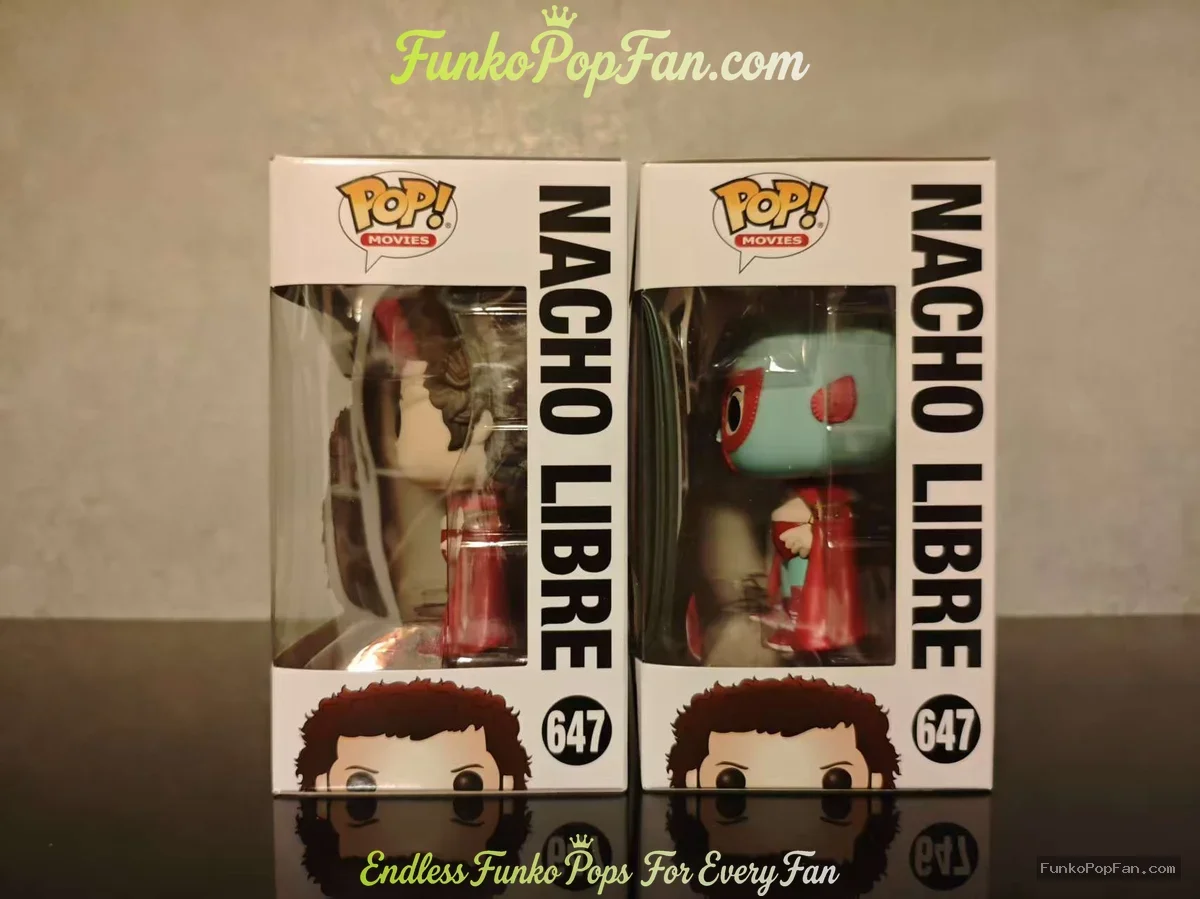 Bundle Funko Pop! Movies Nacho Libre #647 Nacho Libre (Chase) Vinyl Figure Bobblehead Vaulted Collec - Funko Pop Figure