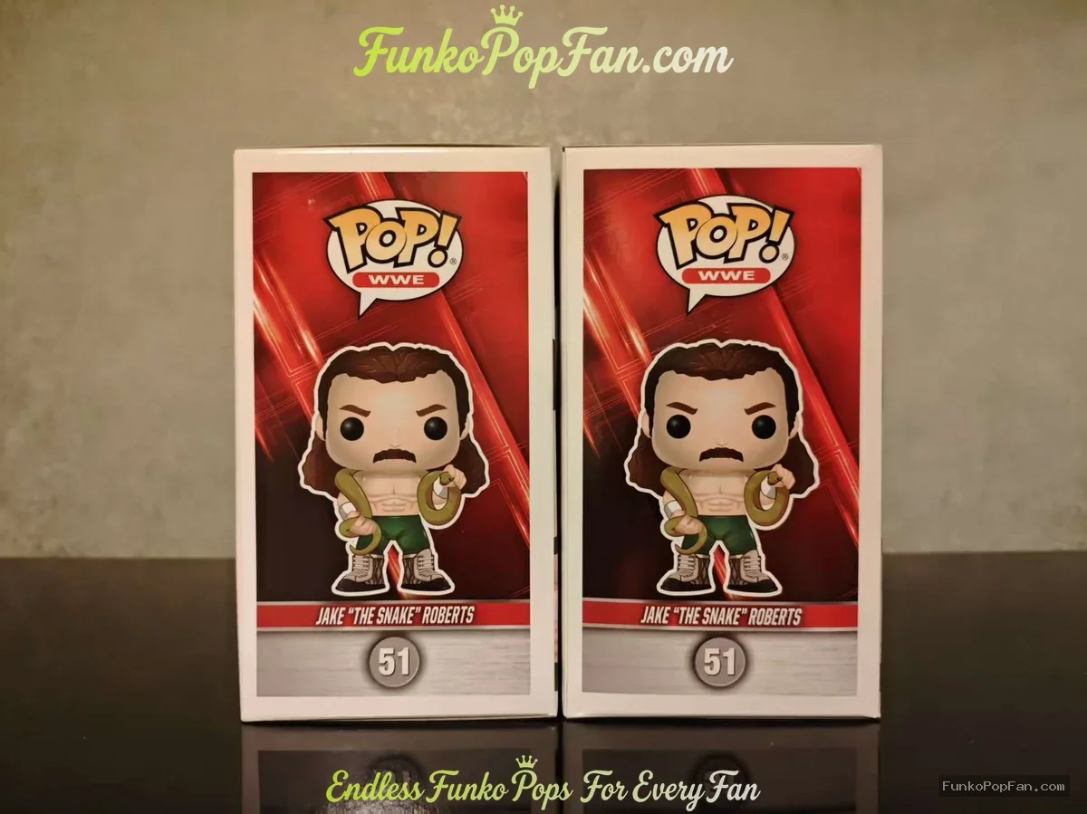 Funko Pop! WWE Raw #51 Jake 'The Snake' Roberts Vinyl Figure Bobblehead Vaulted Collectible With Pro - Funko Pop Figure