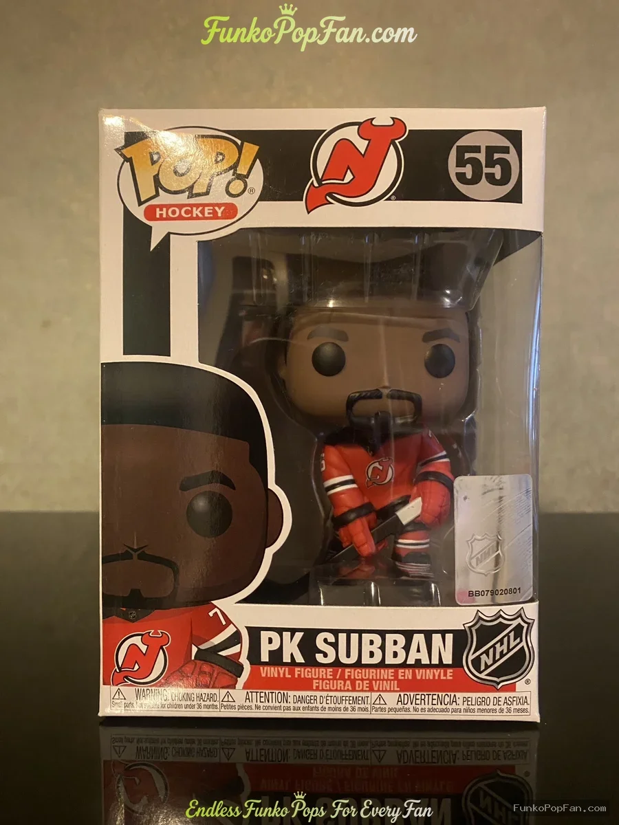 Hockey #55 PK Subban Vinyl Figure Bobblehead Vaulted Collectible With Protector Funko Pop Figure