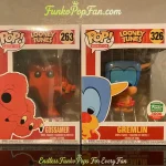 Looney Tunes Animation #263 Gossamer / Gremlin #326 3000 Vinyl Figure Bobblehead Vaulted Collectible With Protector Funko Pop Figure