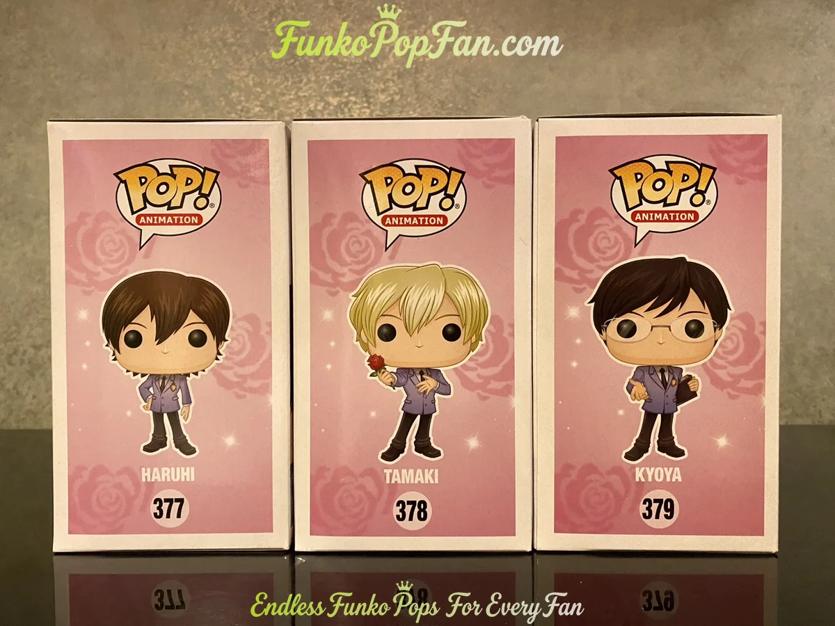 Bundle Funko Pop! Animation Ouran High School Host Club #377 Haruhi + #378 Tamaki + #379 Kyoya Vinyl - Funko Pop Figure
