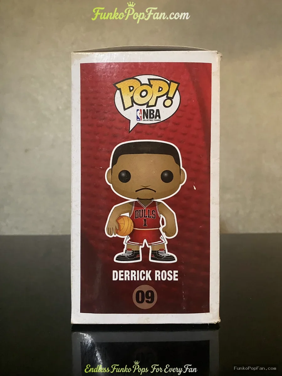 Funko Pop! NBA Collectors Edition #09 Derrick Rose Vinyl Figure Bobblehead Vaulted Collectible With  - Funko Pop Figure