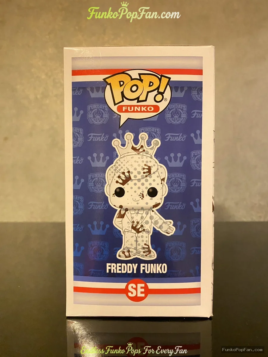 Funko Pop! Funko Freddy Artist Series #SE Box of Fun Limited Edition(White with Brown Crowns) Vinyl  - Funko Pop Figure