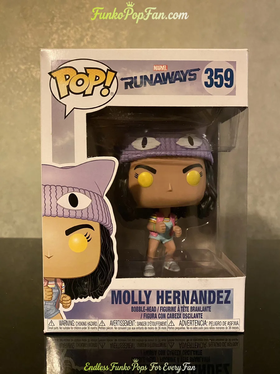 Marvel Molly Hernandez #359 Vinyl Figure Bobblehead Vaulted Collectible With Protector Funko Pop Figure