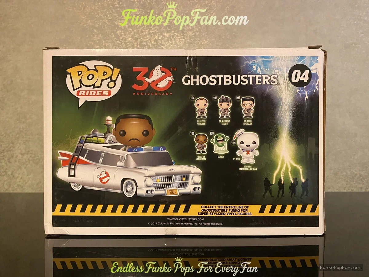 Funko Pop! Ghostbusters Ecto-1 #04 Vinyl Figure Bobblehead Vaulted Collectible With Protector - Funko Pop Figure