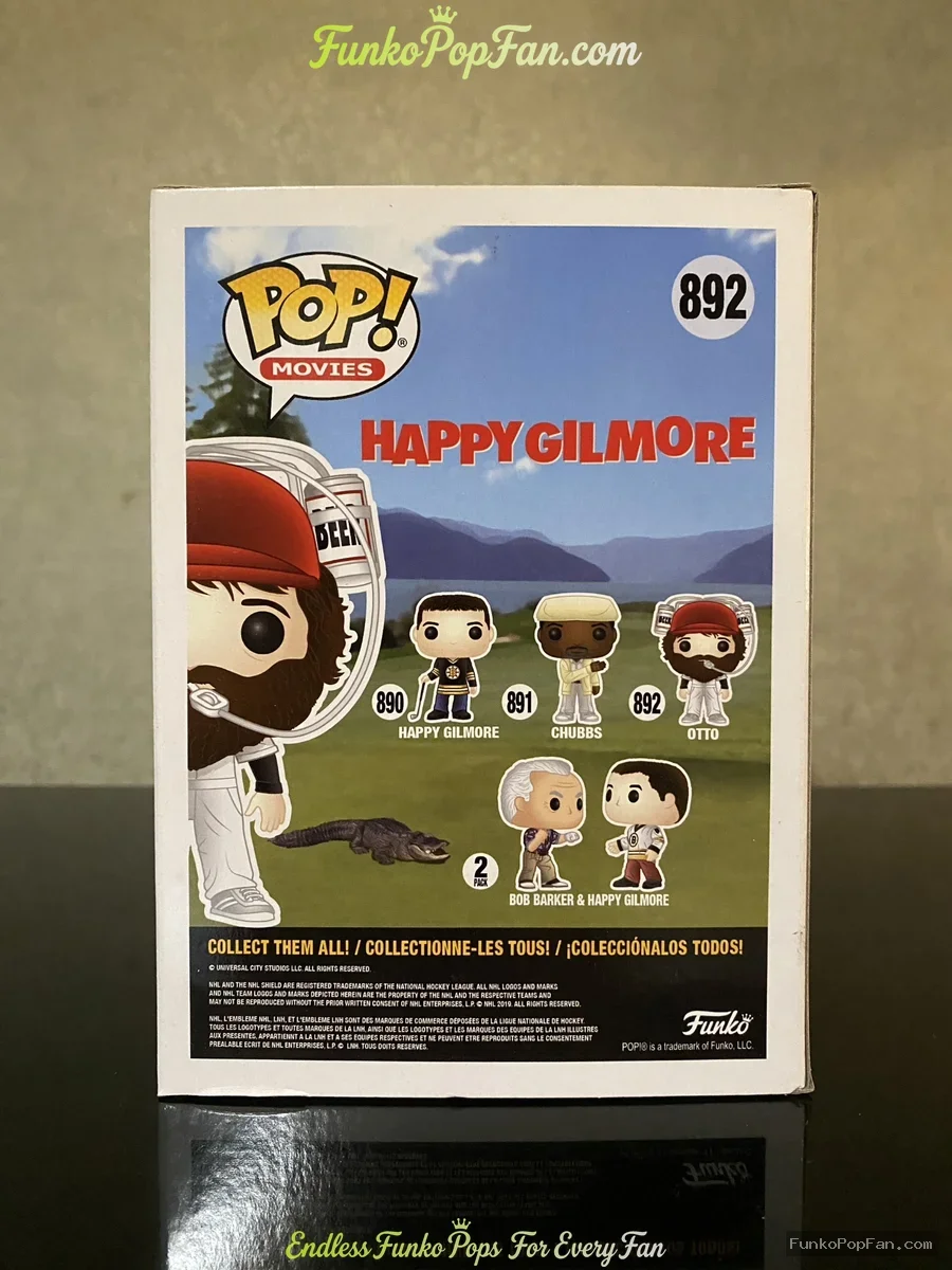 Funko Pop! Movies Happy Gilmore #892 Otto Vinyl Figure Bobblehead Vaulted Collectible With Protector - Funko Pop Figure
