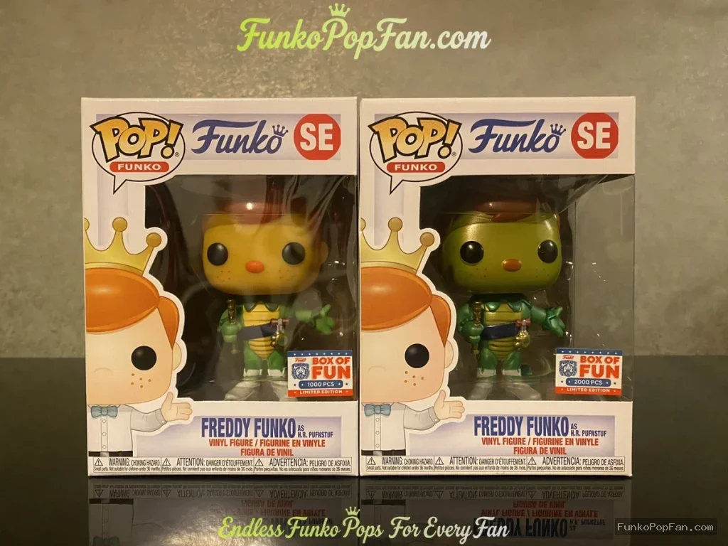 Bundle Funko Pop! Freddy Funko as H.R. Pufnstuf 1000 pcs + Metallic 2000 2021 Box of Fun Vinyl Figure Bobblehead Vaulted Collectible With Protector Funko Pop Figure