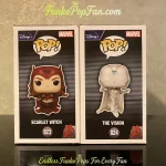 Bundle Funko Pop! Marvel WandaVision #823 Scarlet Witch / The Vision #824 Vinyl Figure Bobblehead Va - Funko Pop Figure
