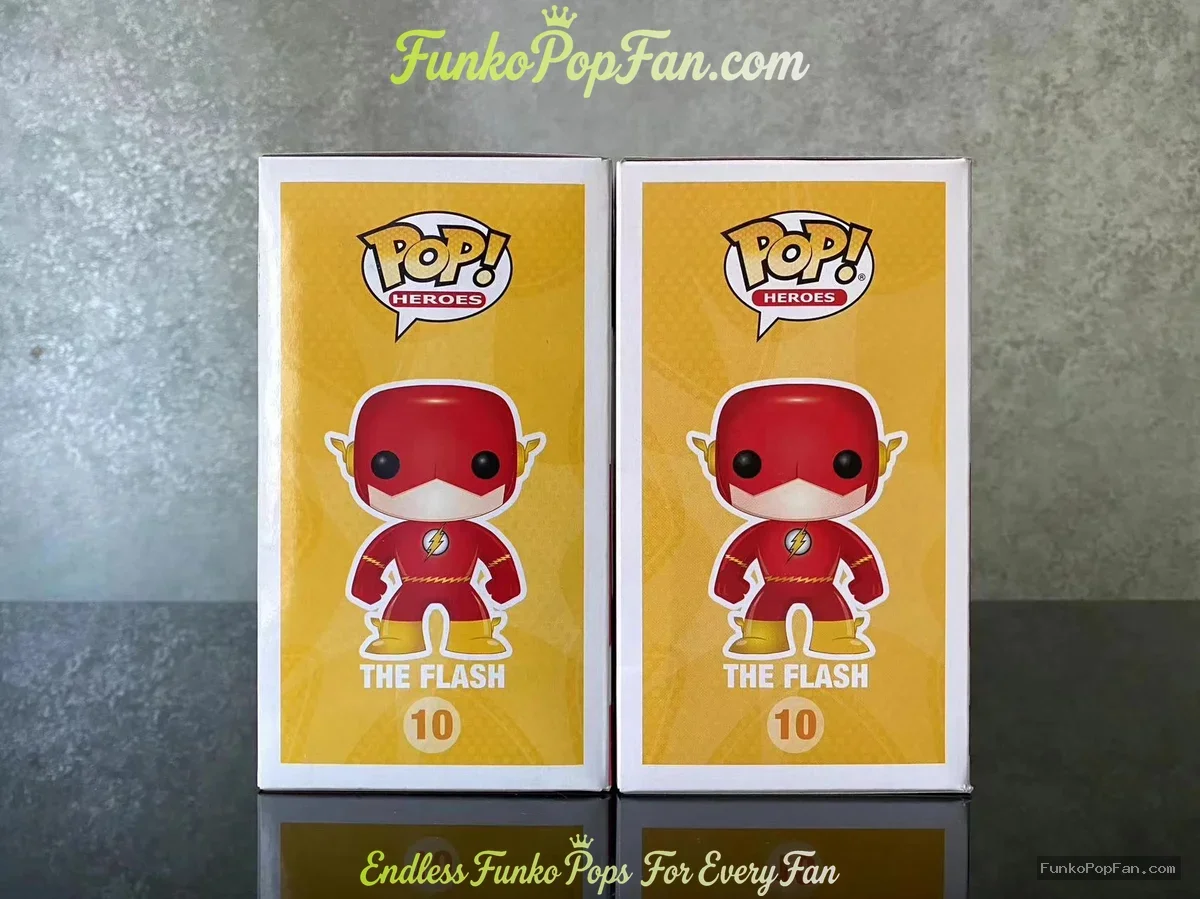 Funko Pop! DC Universe Super Heroes #10 The Flash Vinyl Figure Bobblehead Vaulted Collectible With P - Funko Pop Figure
