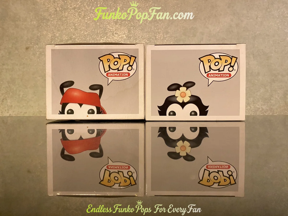 Bundle Funko Pop! Animation Animaniacs #162 Wakko / Dot #163 Vinyl Figure Bobblehead Vaulted Collect - Funko Pop Figure