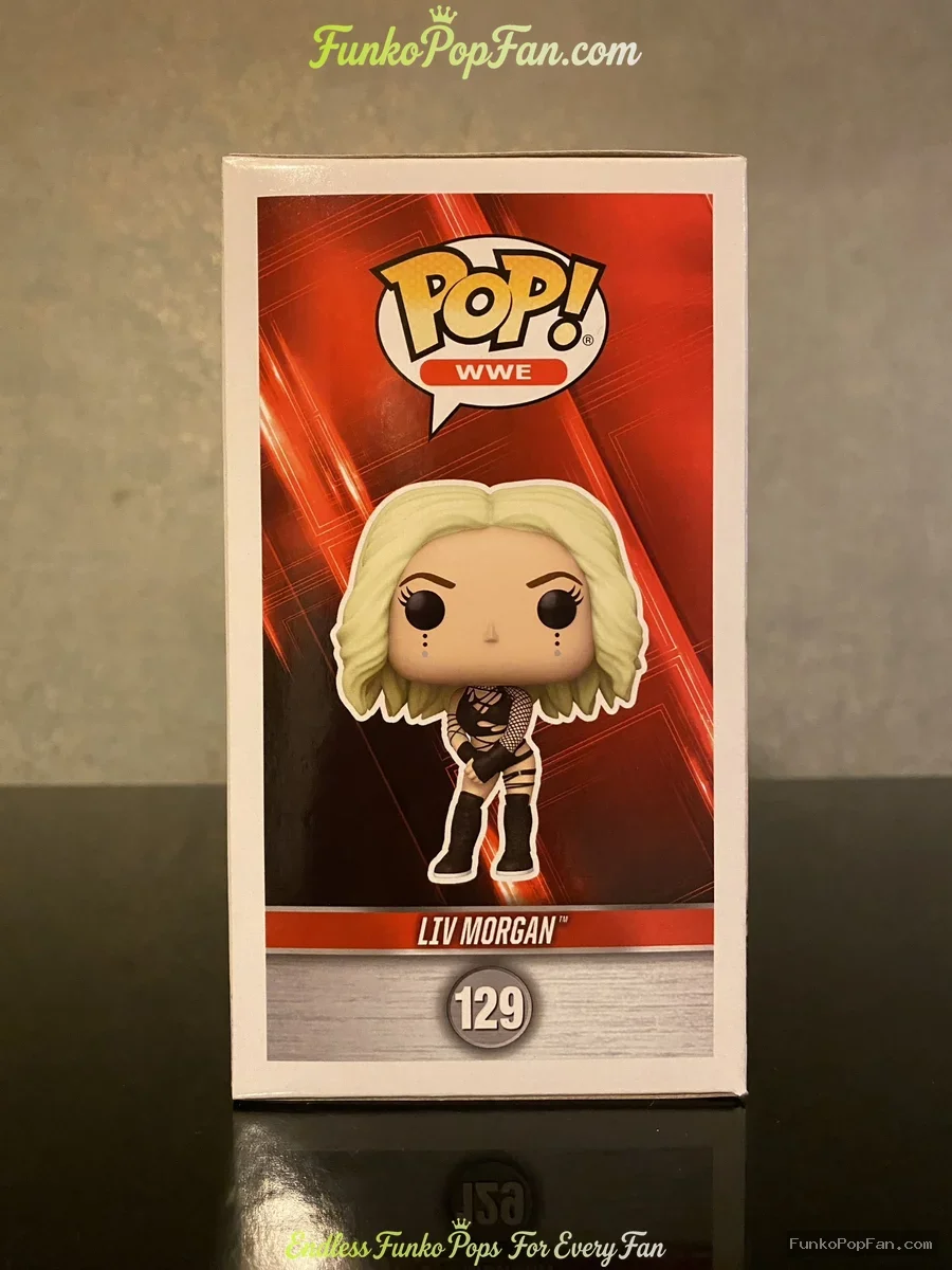 Funko Pop! WWE Superstars #129 Liv Morgan (Fun Run, Walmart Exclusive) Vinyl Figure Bobblehead Vault - Funko Pop Figure