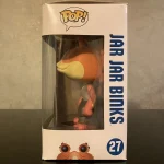 Funko Pop Star Wars Episode V #27 Jar Jar Binks Vinyl Figure Bobblehead Vaulted Collectible With Pro - Funko Pop Figure