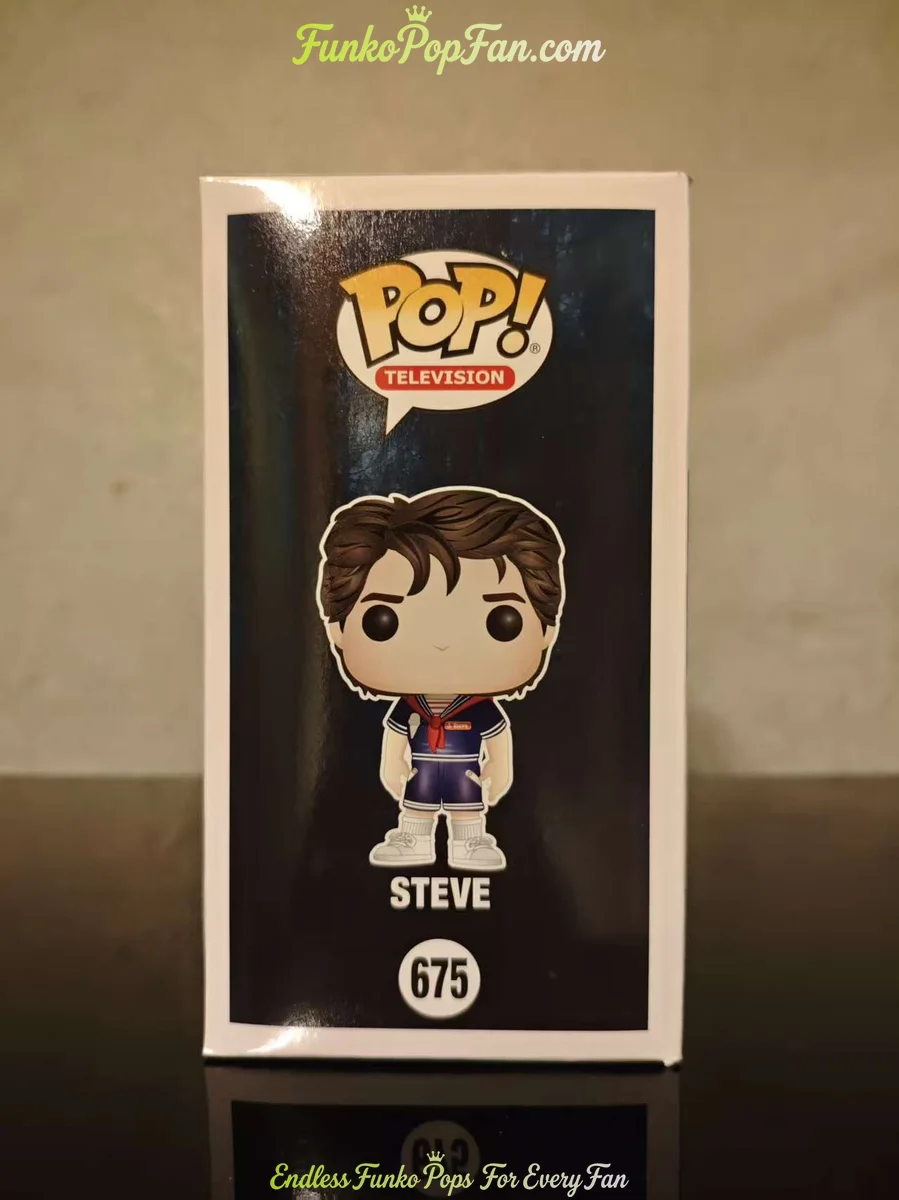 Funko Pop! Television Stranger Things #675 Steve (SDCC 1800 pcs Limited Edition) Vinyl Figure Bobble - Funko Pop Figure