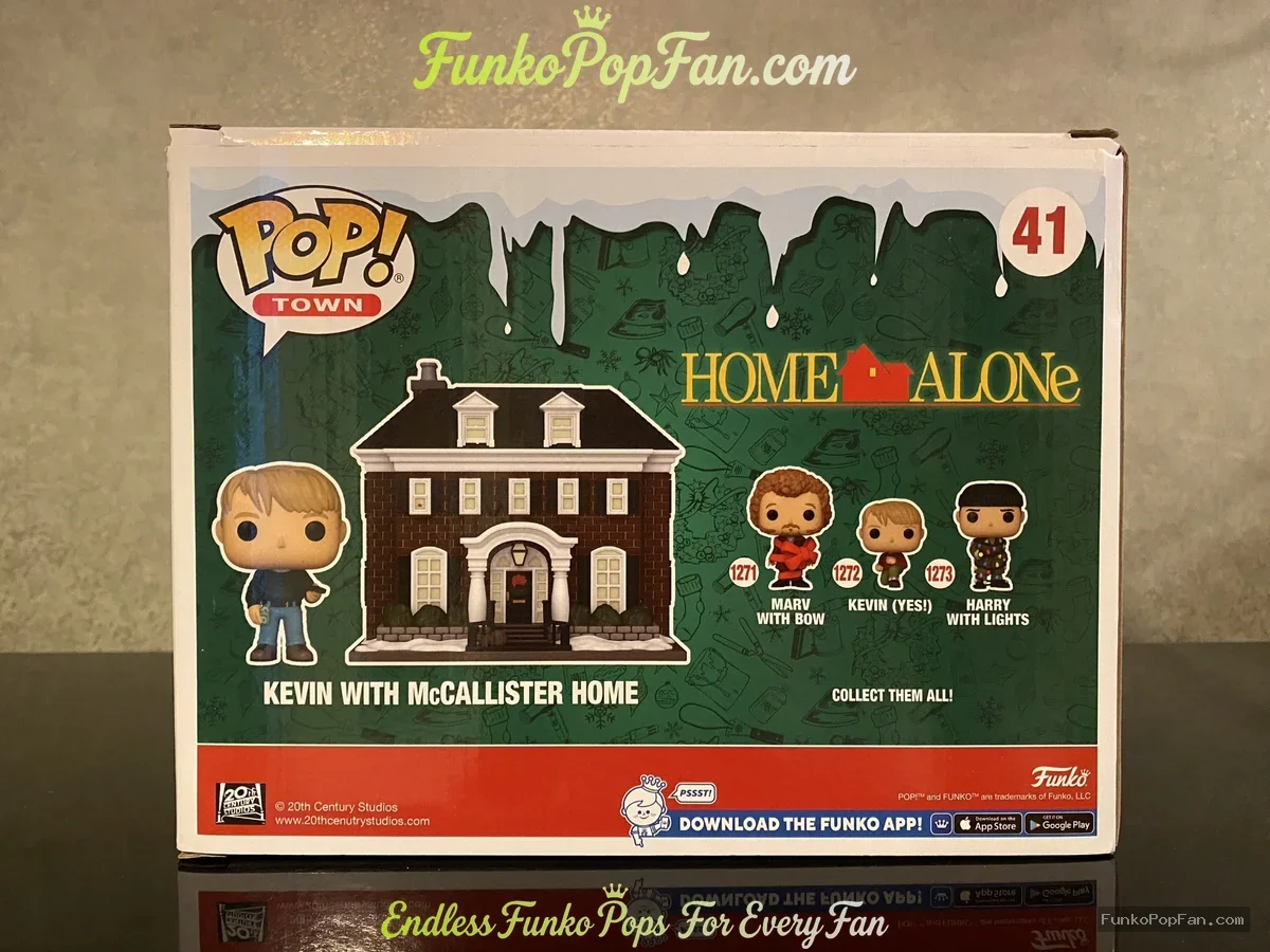 Funko Pop! Home Alone #41 Kevin with McCallister Home (Town) Vinyl Figure Bobblehead Vaulted Collect - Funko Pop Figure