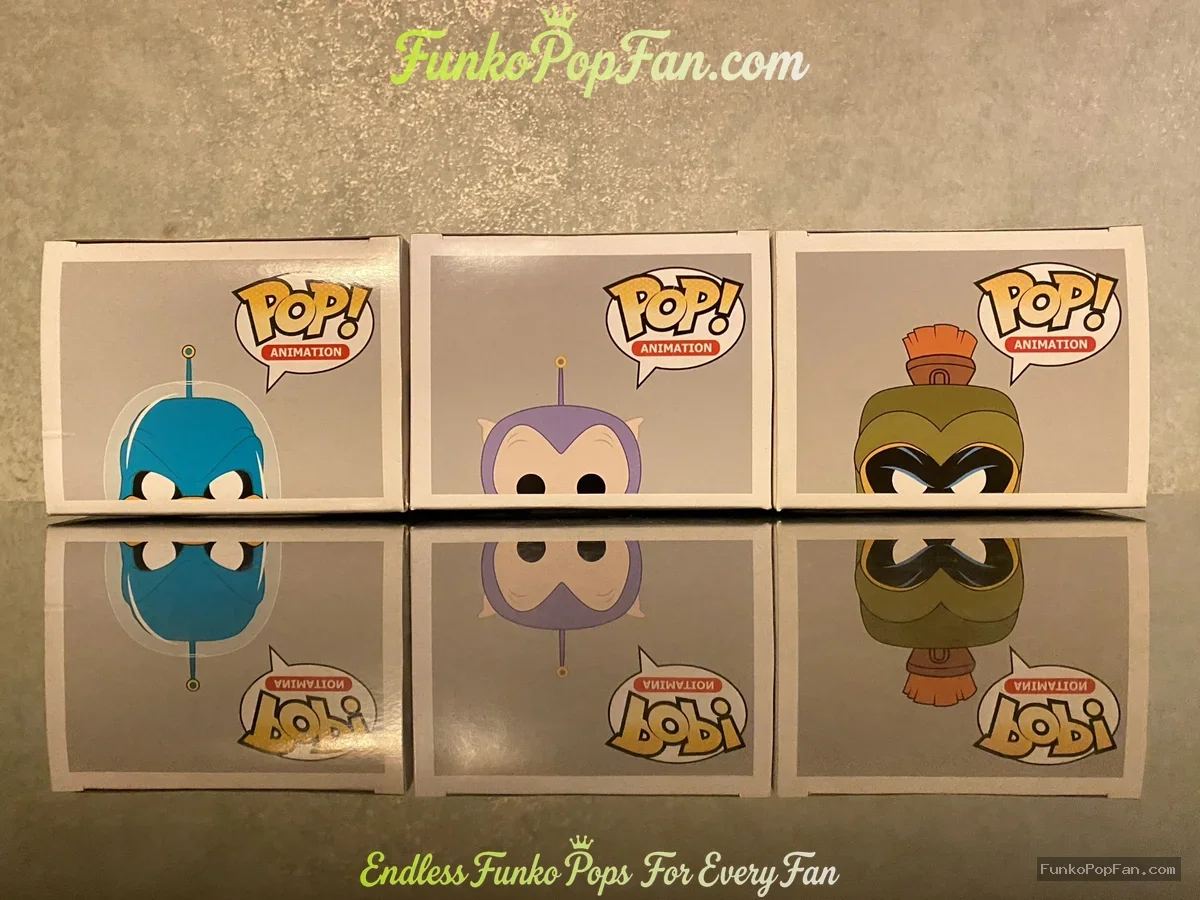 Funko Pop! Animation Duck Dodgers #127 Duck Dodgers Chase + #142 Space Cadet Chase + #143 Marvin the - Funko Pop Figure