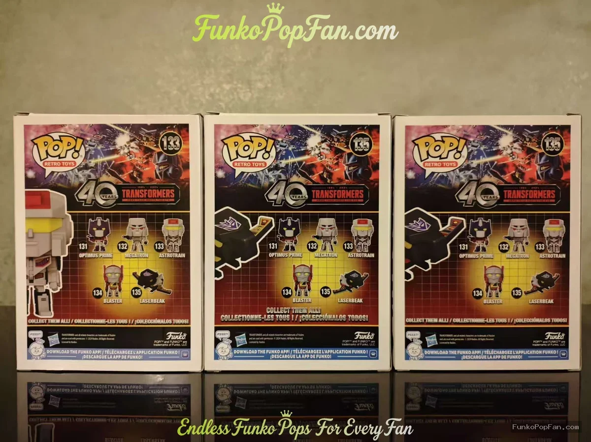 Bundle Funko Pop! Transformers Generations #133 Astrotrain / Buzzsaw #149 / Laserbeak #156 Vinyl Fig - Funko Pop Figure