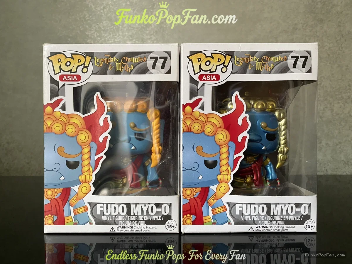 Asia Legendary Creatures & Myths #77 Fudo Myo-O Vinyl Figure Bobblehead Vaulted Collectible With Protector Funko Pop Figure