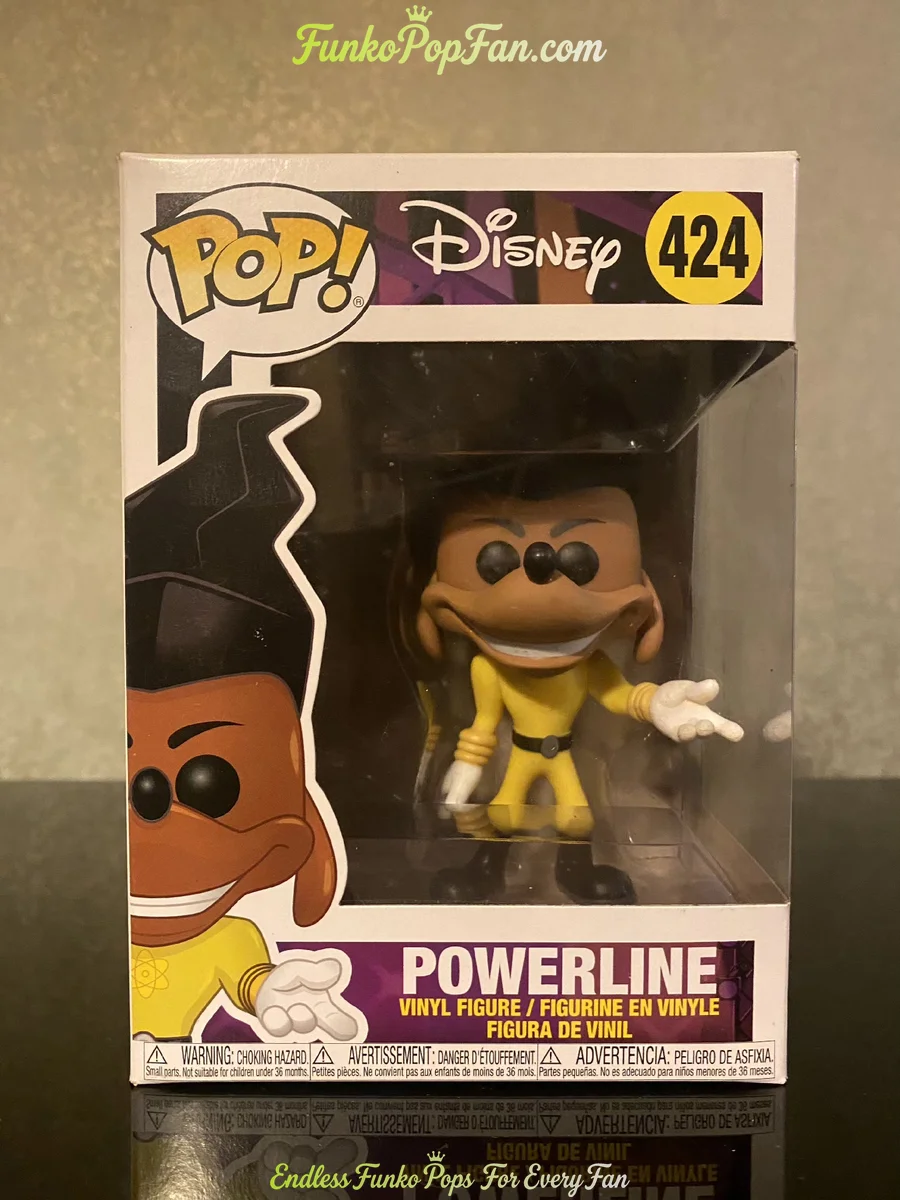 Disney Powerline #424 Powerline Vinyl Figure Bobblehead Vaulted Collectible With Protector Funko Pop Figure